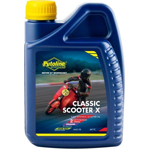 Putoline 1 liter 2-Takt-Motoröl Classic Scooter X
