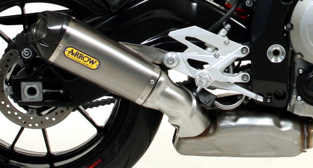 ARROW Komplette Titan-Motorradauspuffanlage RACE TECH COMPETITION für BMW S1000R 2014 bis 2016