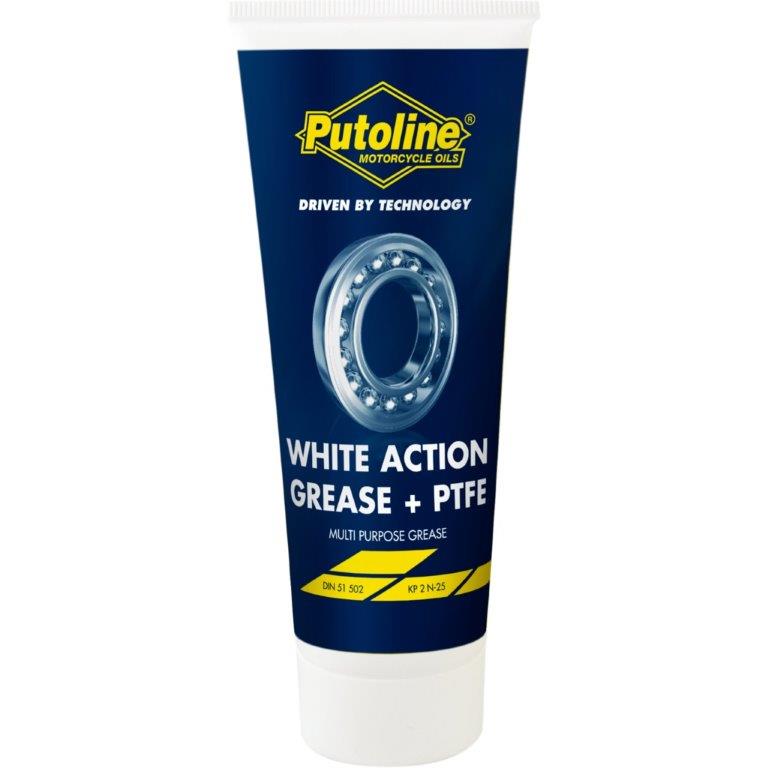 Putoline 100 gr tube White Action Grease + PTFE / Lithium Fett