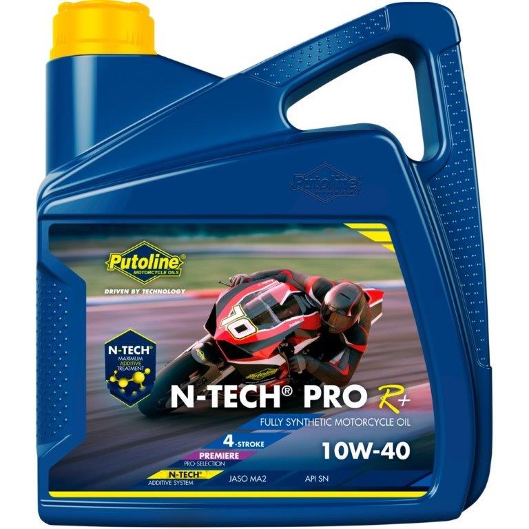Putoline 4 liter N-TECH® Pro R+ 10W-40 vollsynthetisches 4-takt Motorradöl