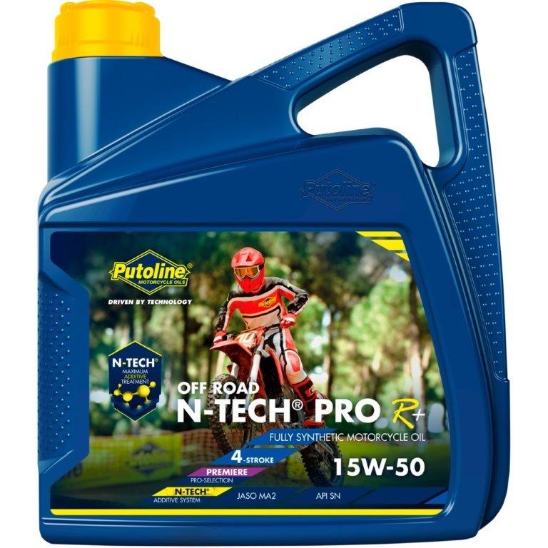 Putoline 4 liter N-TECH® Pro R+ Off Road 15W-50 vollsynthetisches 4-takt Motorradöl