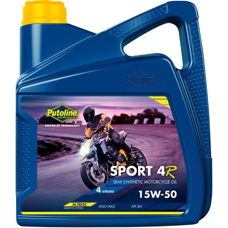 Putoline 4 liter Sport 4R 15W-50 halbsynthetisches 4 takt Motorradöl