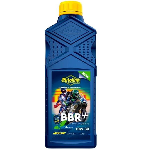 Putoline 1 liter N-TECH® BBR+ 10W-30 vollsynthetisches biobasiertes 4-takt Motorradöl