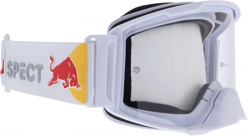 SPECT Red Bull Crossbril Strive Wit met Heldere Lens
