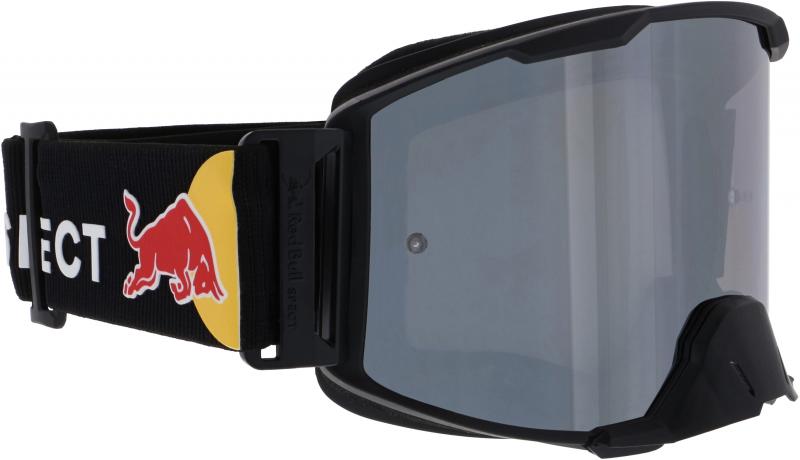 SPECT Red Bull Crossbril Strive Zwart met Donkere / Zilver Lens
