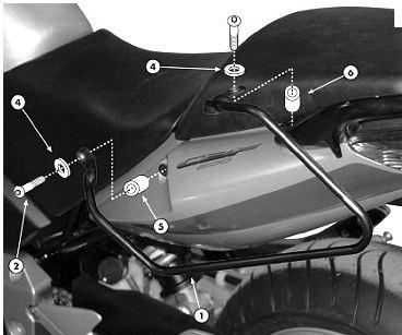 Givi T218 Seitentaschenhalterungen Honda CBF 500 / CBF 600 / CBF 1000