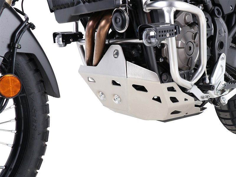 Hepco&Becker silberner Aluminium-Carterschutz für Yamaha XT700Z Tenere von 2019 bis 2020 / Rally von 2020