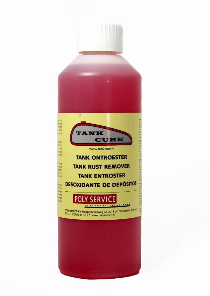 Tankcure 500 ml Rostlöser zum Entrosten von Motorrad-Benzintanks