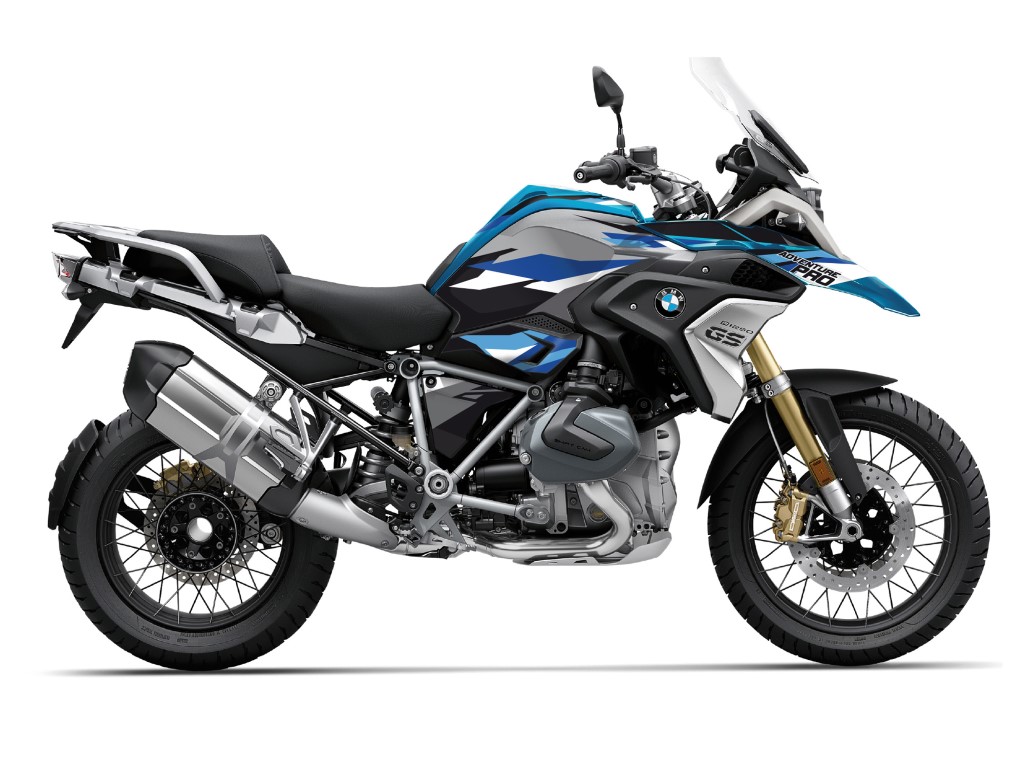 Uniracing Aufkleber-Set BMW R1250GS 2019-2022 Adventure Blau