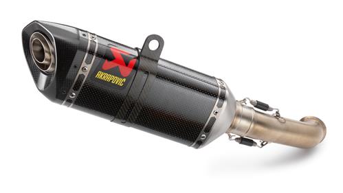 Akrapovic Auspuff KTM 125 / 390 Duke / 125 / 390 RC Carbon Slip-on EURO4 2017-2020