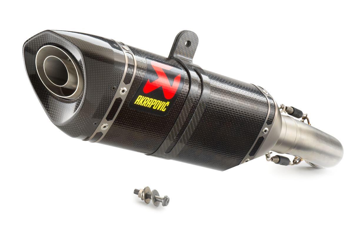 Akrapovic Auspuff Carbon Slip-on KTM 125 / 390 Duke / RC EURO 5 Ab 2021