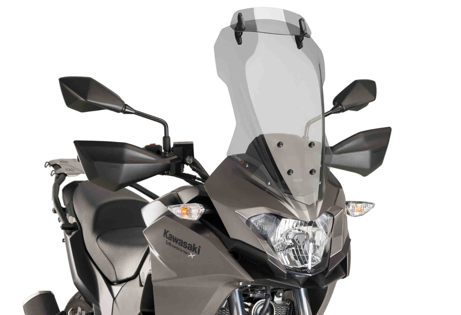 Puig Touring Windschutzscheibe mit angebrachtem Fenster Kawasaki Verys-X 300 / Adventure ab 2017