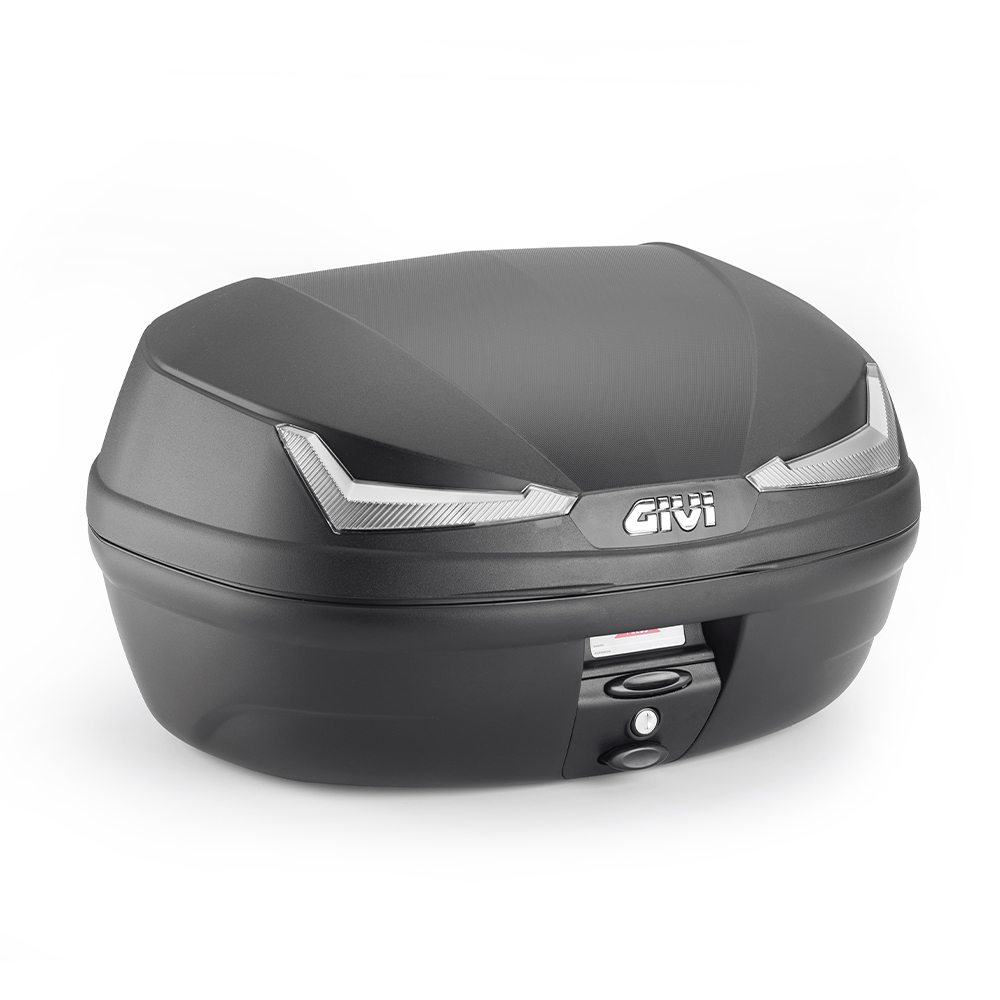 Givi E455NT schwarzes Monolock-Topcase 45 Liter Rauchreflektor