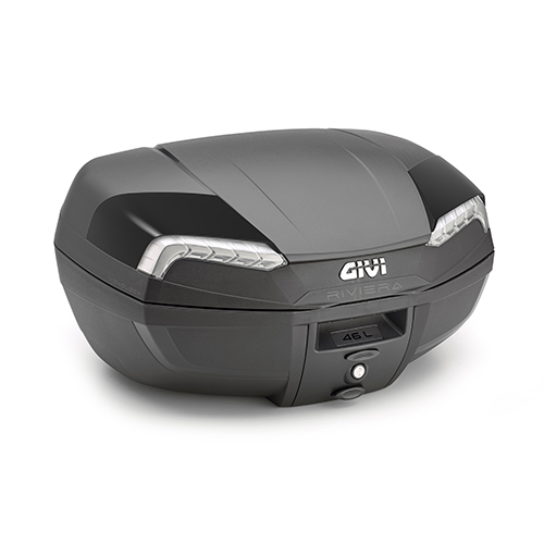 Givi E46NT Topcase 46L Riviera schwarz mit getöntem Reflektor