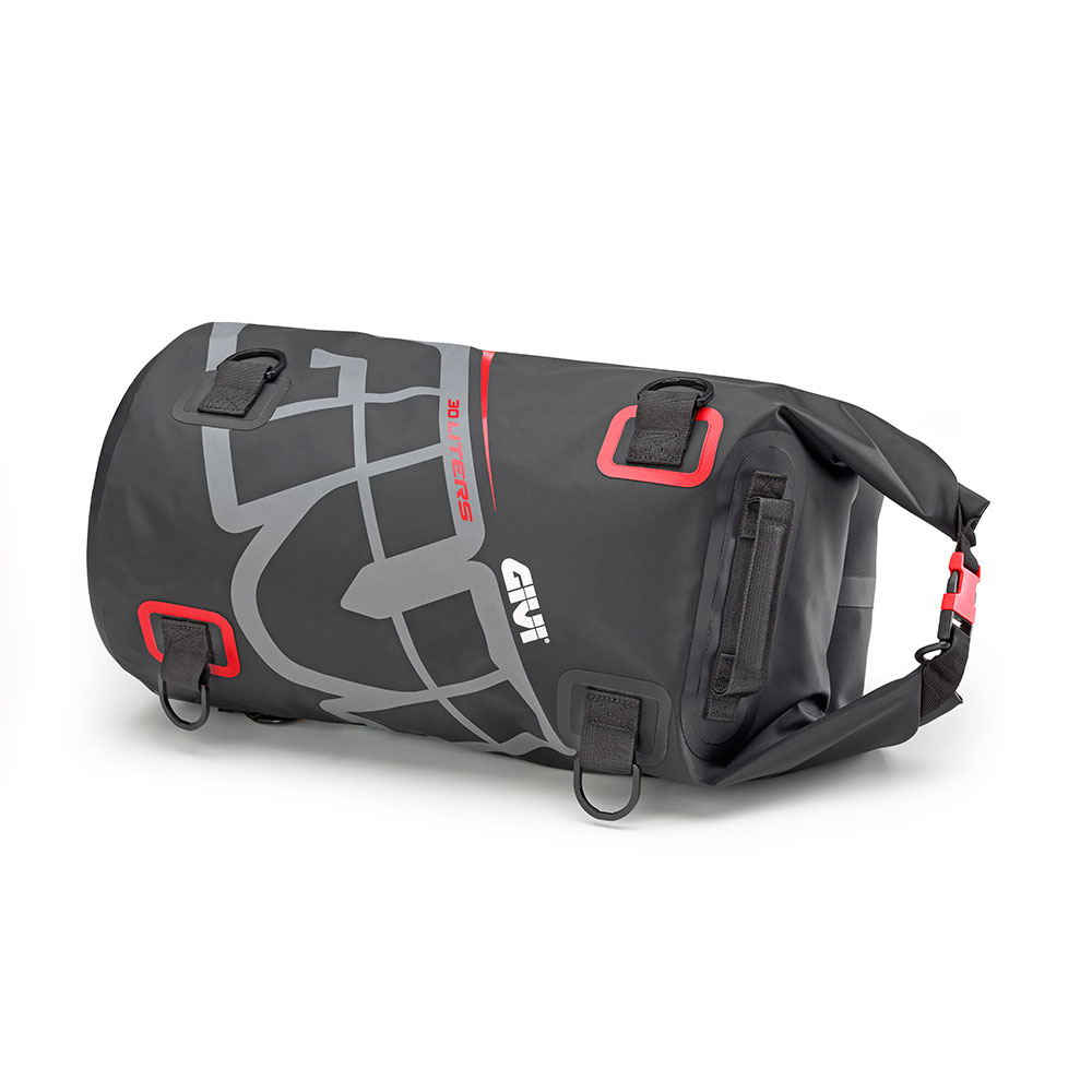 Givi EA114GR EA114GR wasserdichte Tasche 30 Liter schwarz/grau/rot