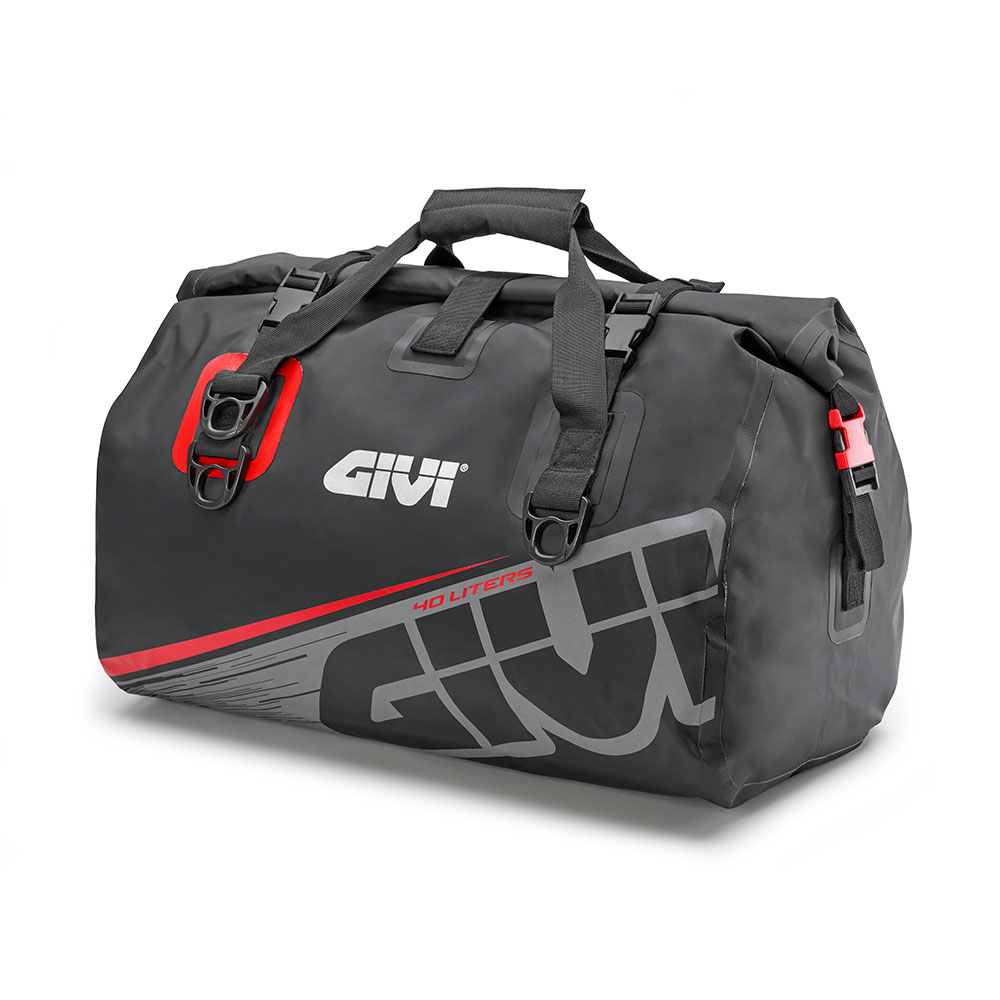 Givi EA115GR Gepäcktasche wasserdichte Sitztasche Grau / Rot 40 Liter