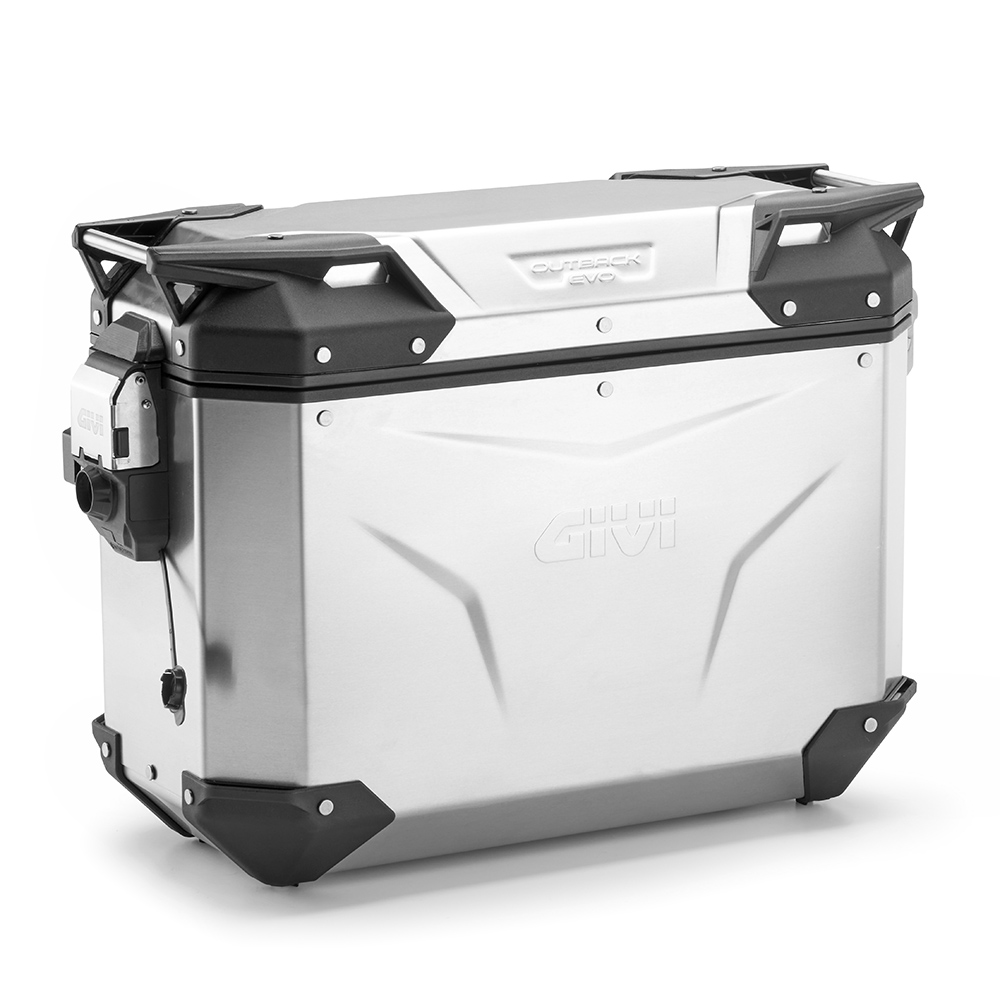 Givi OBKEV37AR Trekker Outback EVO Aluminium-Seitenkoffer rechts, 37 Liter, ohne Schloss verkauft