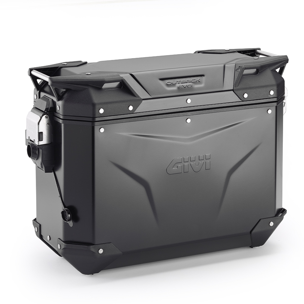 Givi OBKEV37BL Trekker Outback EVO schwarzer Aluminium-Seitenkoffer links, 37 Liter, ohne Schloss verkauft