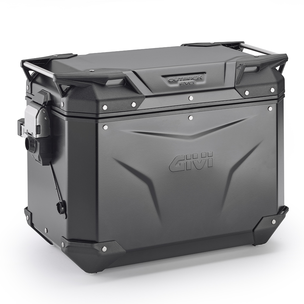 Givi OBKEV48BL Trekker Outback EVO schwarzer Aluminium-Seitenkoffer links, 48 Liter, ohne Schloss verkauft
