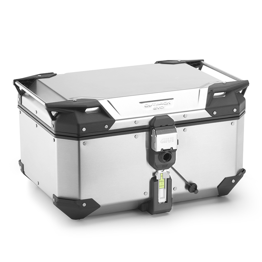 Givi OBKEV58AA Trekker Outback EVO Topcase aus eloxiertem Aluminium, Monokey, 58 Liter, ohne Schloss verkauft