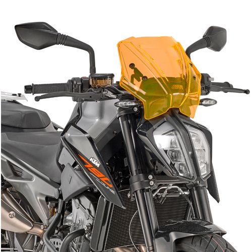 Givi A7708OR Windschutzscheibe Orange KTM 790 Duke 2018-2020