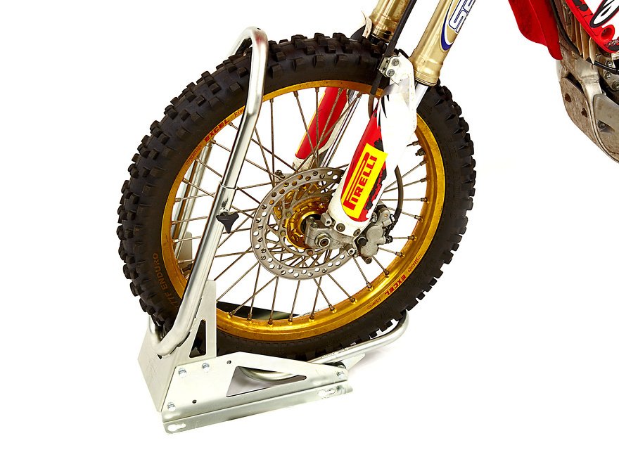 Acebikes SteadyStand® Cross Basic Motorrad-Eintreibradklemme zur festen Montage