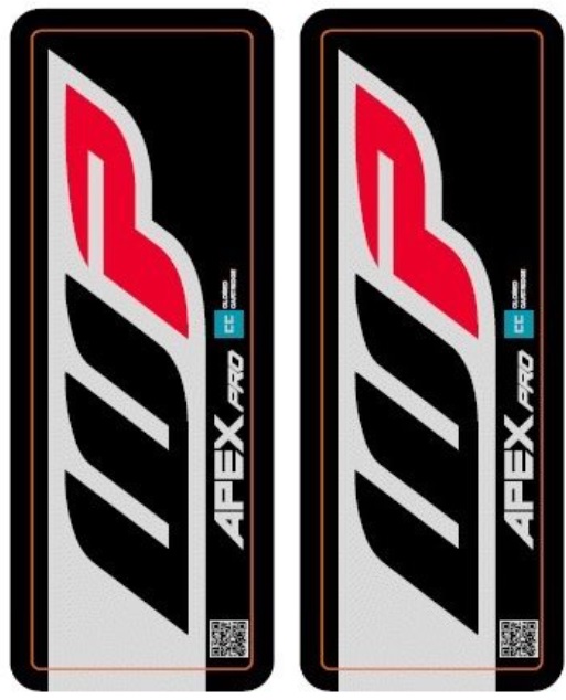 sticker set APEX PRO CC 145x50
