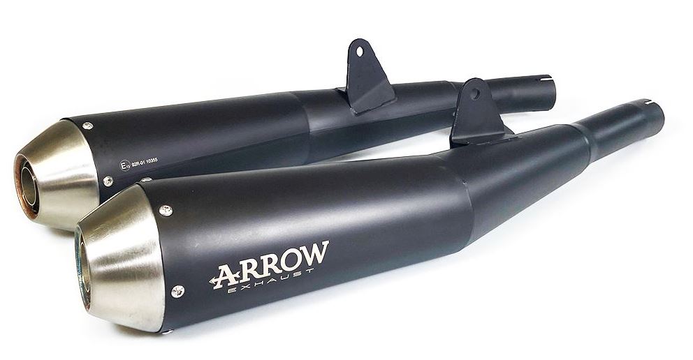 ARROW Dark Pro Race Motorrad Auspuff für Triumph Thruxton1200 ab 2016