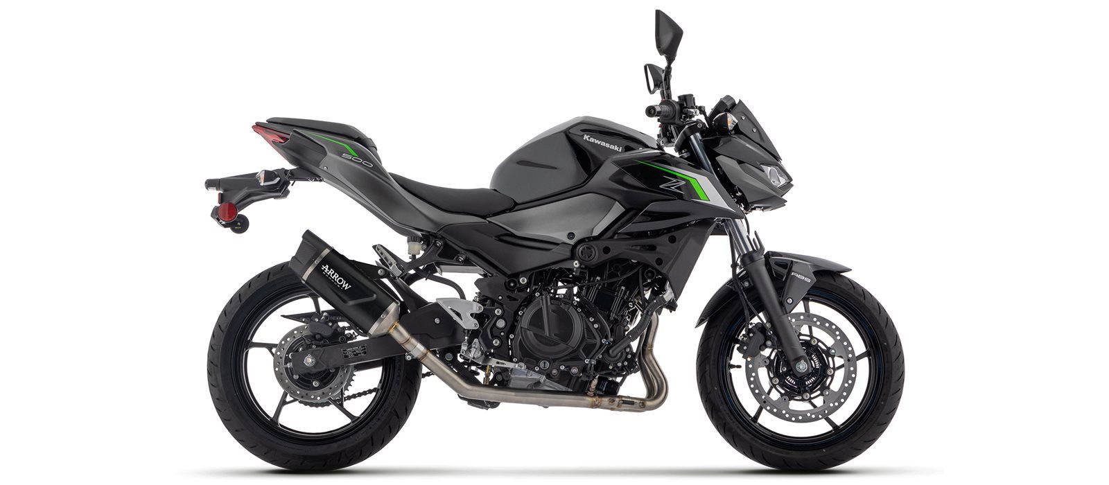 ARROW INDY RACE EVO Motorrad Auspuff für Kawasaki Z500 Ninja ab 2024