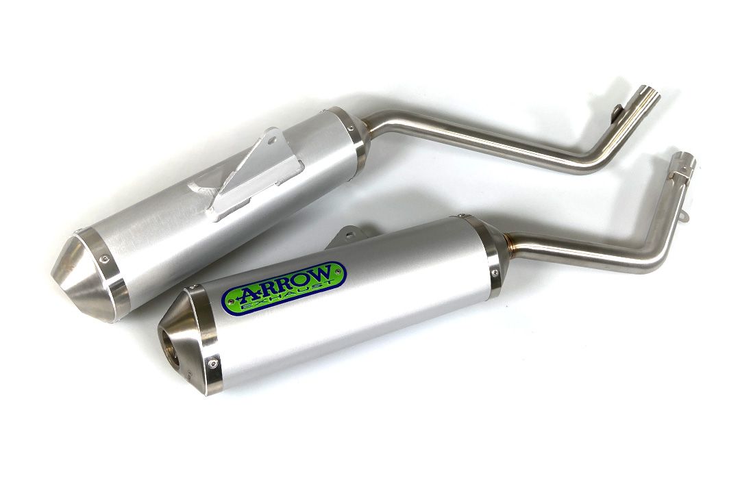 ARROW Thunder-Pair XT660R/X DM01 04- Aluminium Motorrad Auspuff