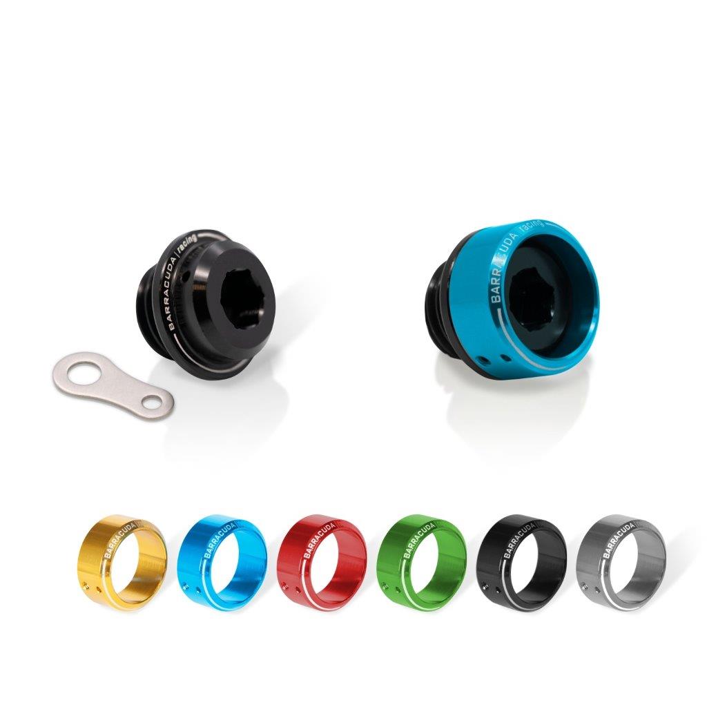 Barracuda insert olievuldop diameter 28 mm rood