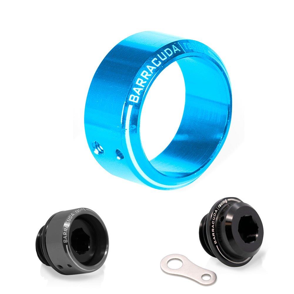 Barracuda insert olievuldop diameter 28 mm blauw