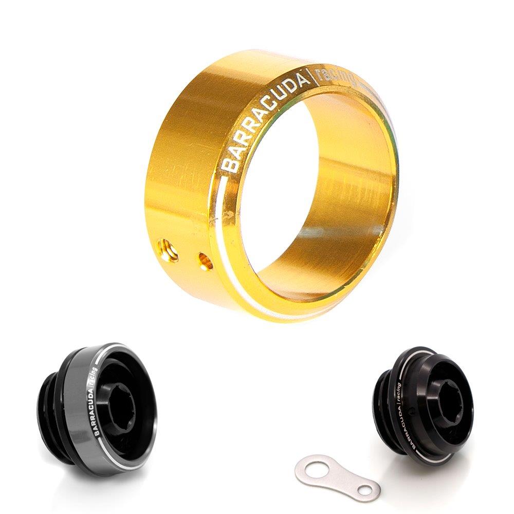 Barracuda insert olievuldop diameter 35 mm goud
