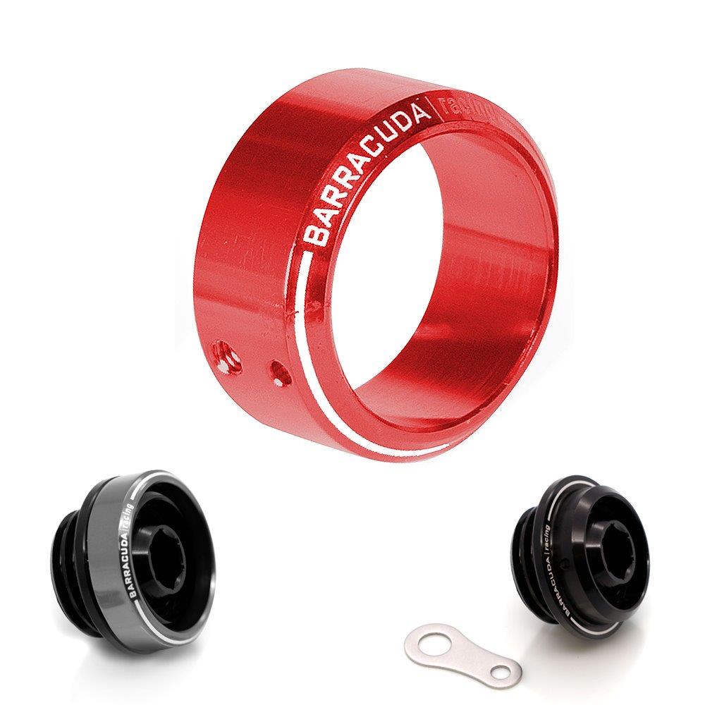 Barracuda insert olievuldop diameter 35 mm rood