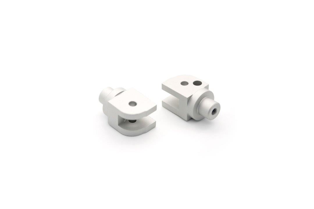 Barracuda voetsteun adapter set voorzijde Ducati