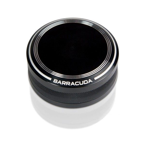Barracuda aluminium remvloeistofreservoir deksel zwart 62 mm