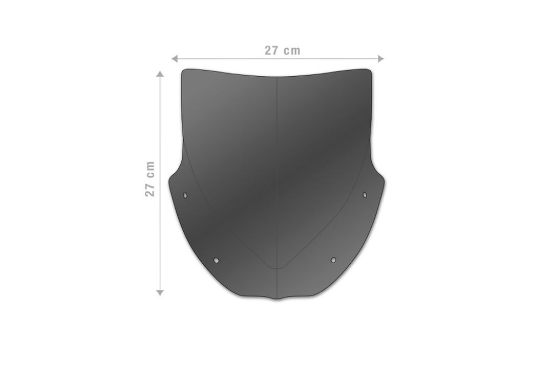Barracuda Windscherm Aluminium zilver voor Moto Guzzi V7 III
