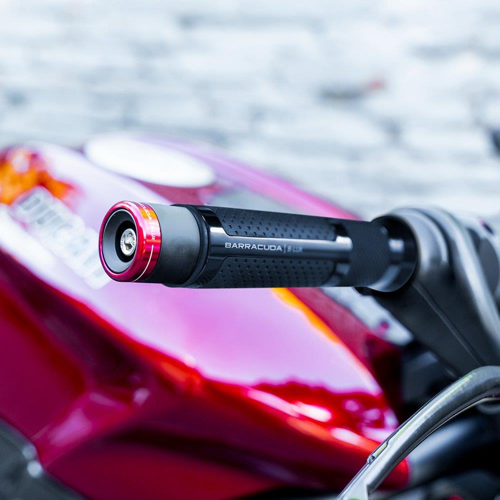 Barracuda stuurgewichten B-LUX zwart-rood
