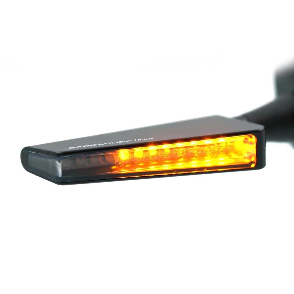 Barracuda Richtingaanwijzer SQ-LED B-LUX zwart met Senquentiële LED-technologie