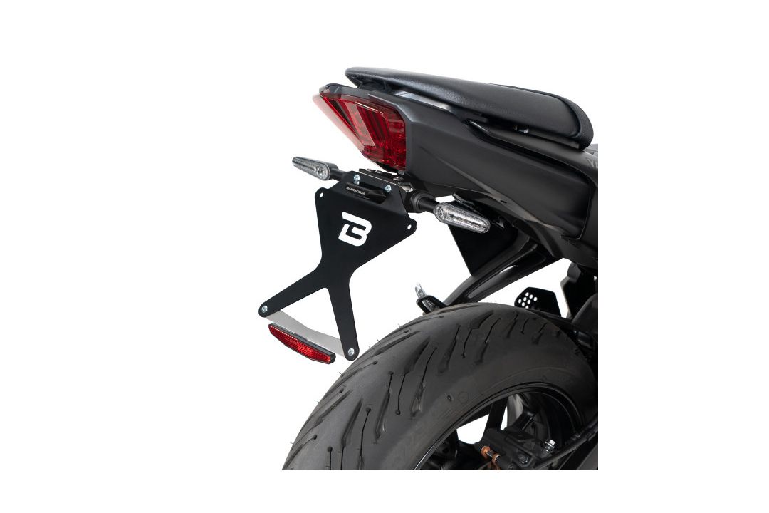 Barracuda kentekenplaathouder Yamaha MT-07 vanaf 2021 voor oem knipperlichten