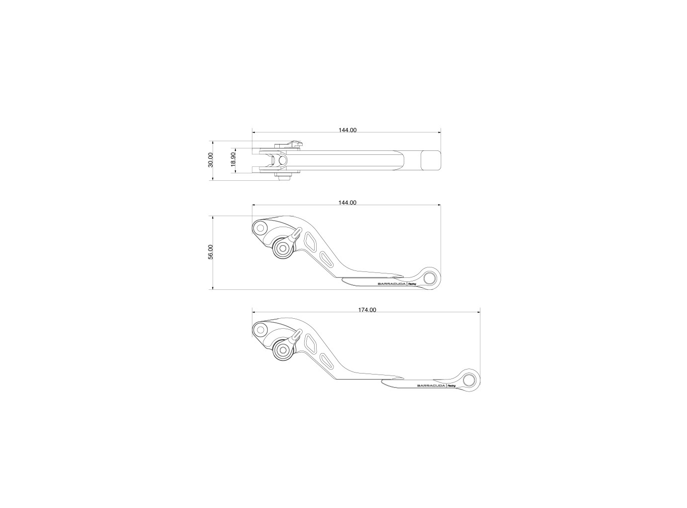 Barracuda richtingaanwijzer adapter Yamaha vanaf 2015 set