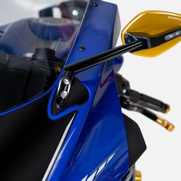 Barracuda spiegeladapter kuip voor YAMAHA YZF-R1 en YZF-R6 1998-2019