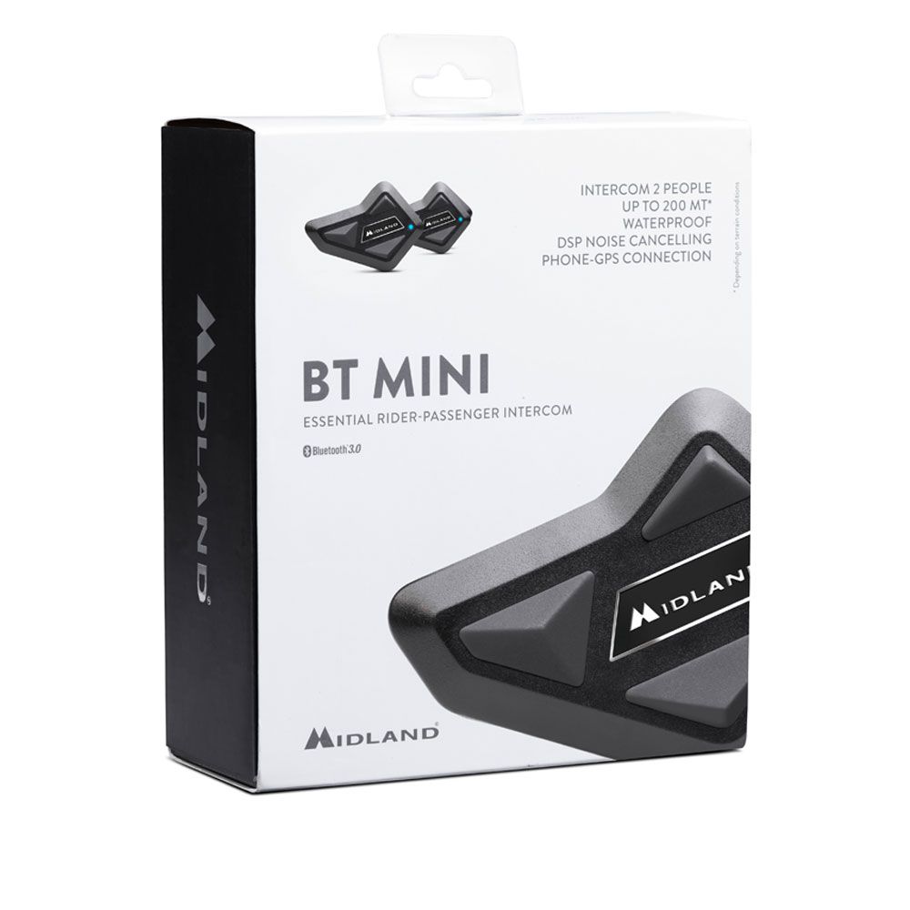 Midland BT Mini Twin Motorrad-Gegensprechanlage