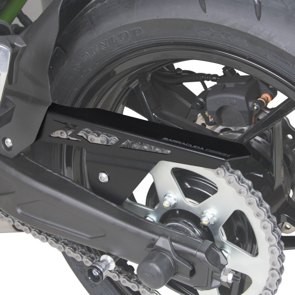 Barracuda Alu Kettenschutz / Schutz Kawasaki Z 650 / Ninja 650 2017-2021