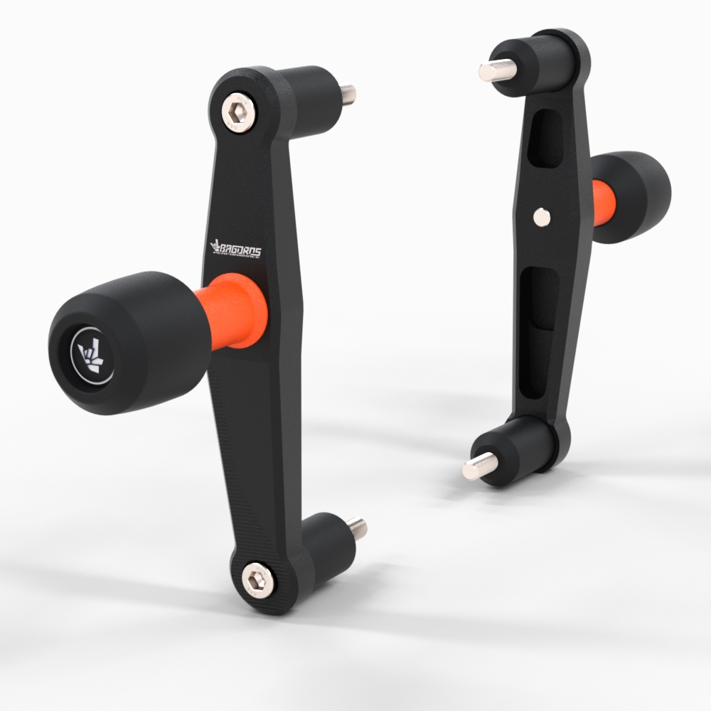 Bagoros Sturzpads für KTM 1290 und 1390 Super Duke R / EVO Orange ab 2020