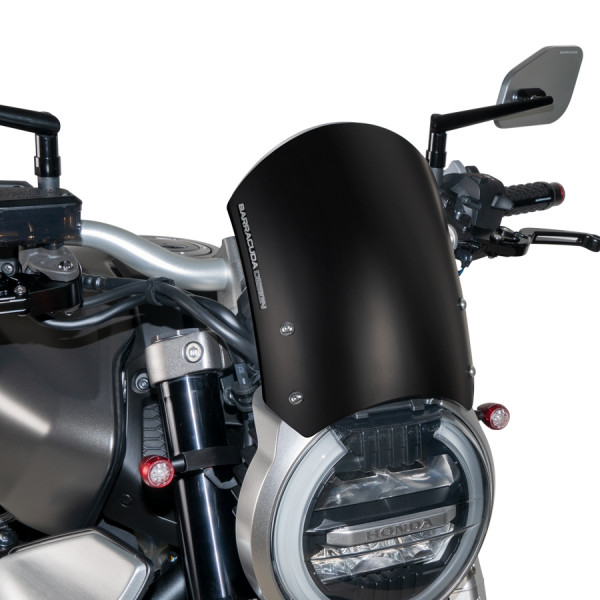 Barracuda Windschutzscheibe Aluminium Honda CB650R / CB1000R Schwarz