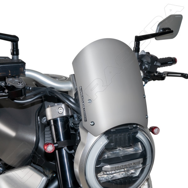 Barracuda Windschutzscheibe Aluminium Honda CB650R / CB1000R Silber