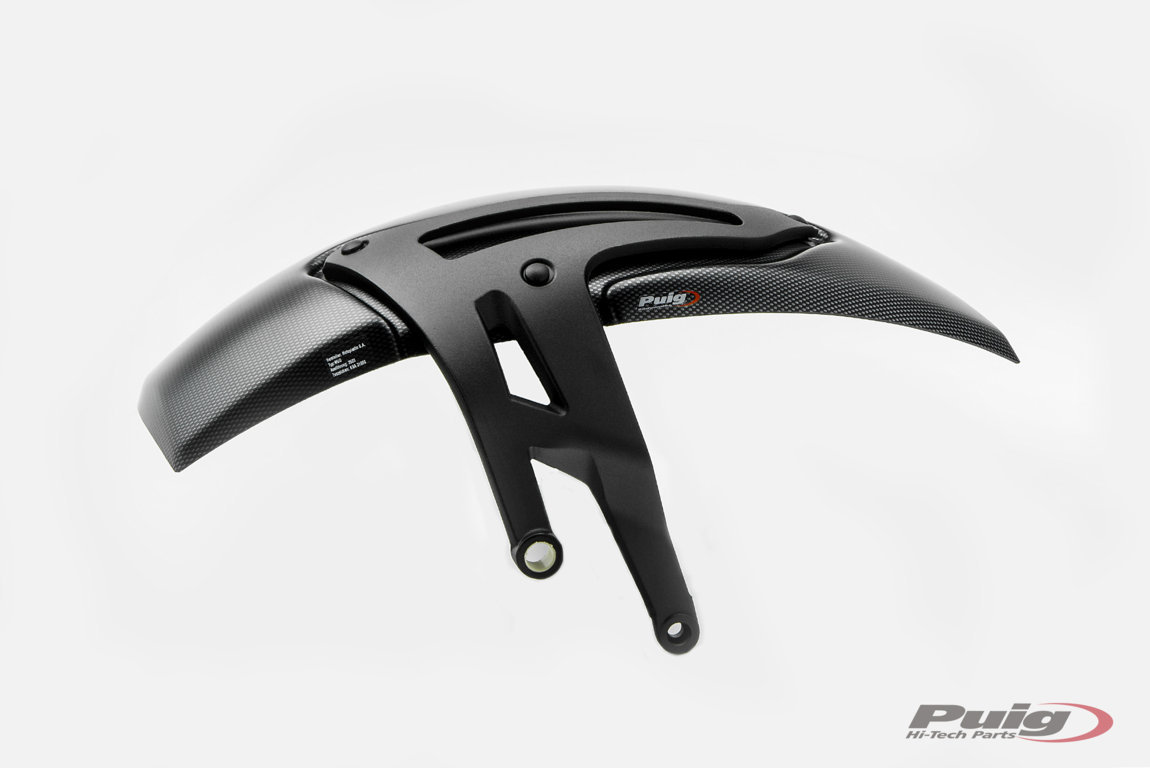 Puig Kotflügel hinten mit Aluhalter Carbon Look BMW R 1200 R / RS / R 1250 R / RS