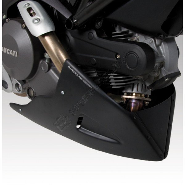 BARRACUDA Motorspoiler Ducati MONSTER 696 / 796 Monster schwarz unlackiert
