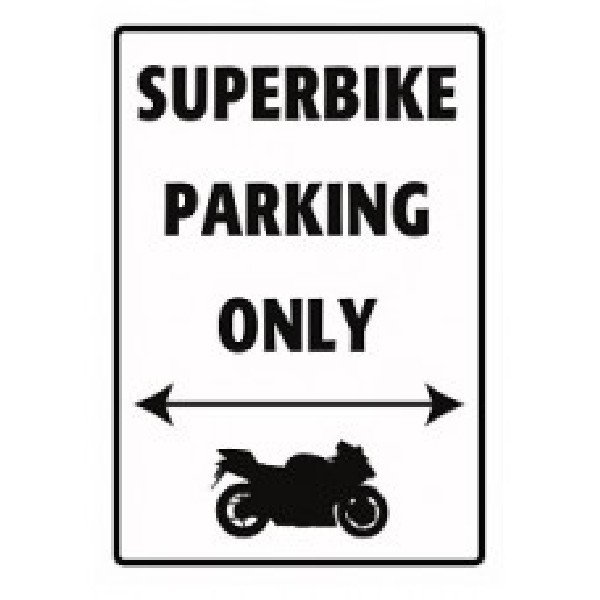 Parkschild Beware Biker Bitch